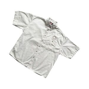 Vintage Y2K Harley-Davidson Embroidered Skull Button-Up Shirt